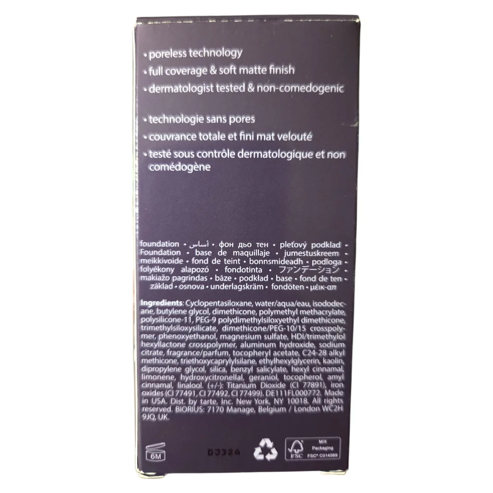 Tarte Amazonian Clay 16-Hour Foundation - Rich Brown